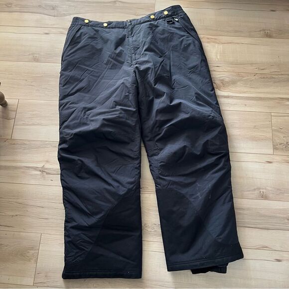 L.L. Bean black snow ski snowboard pants Size XXL - Picture 3 of 5
